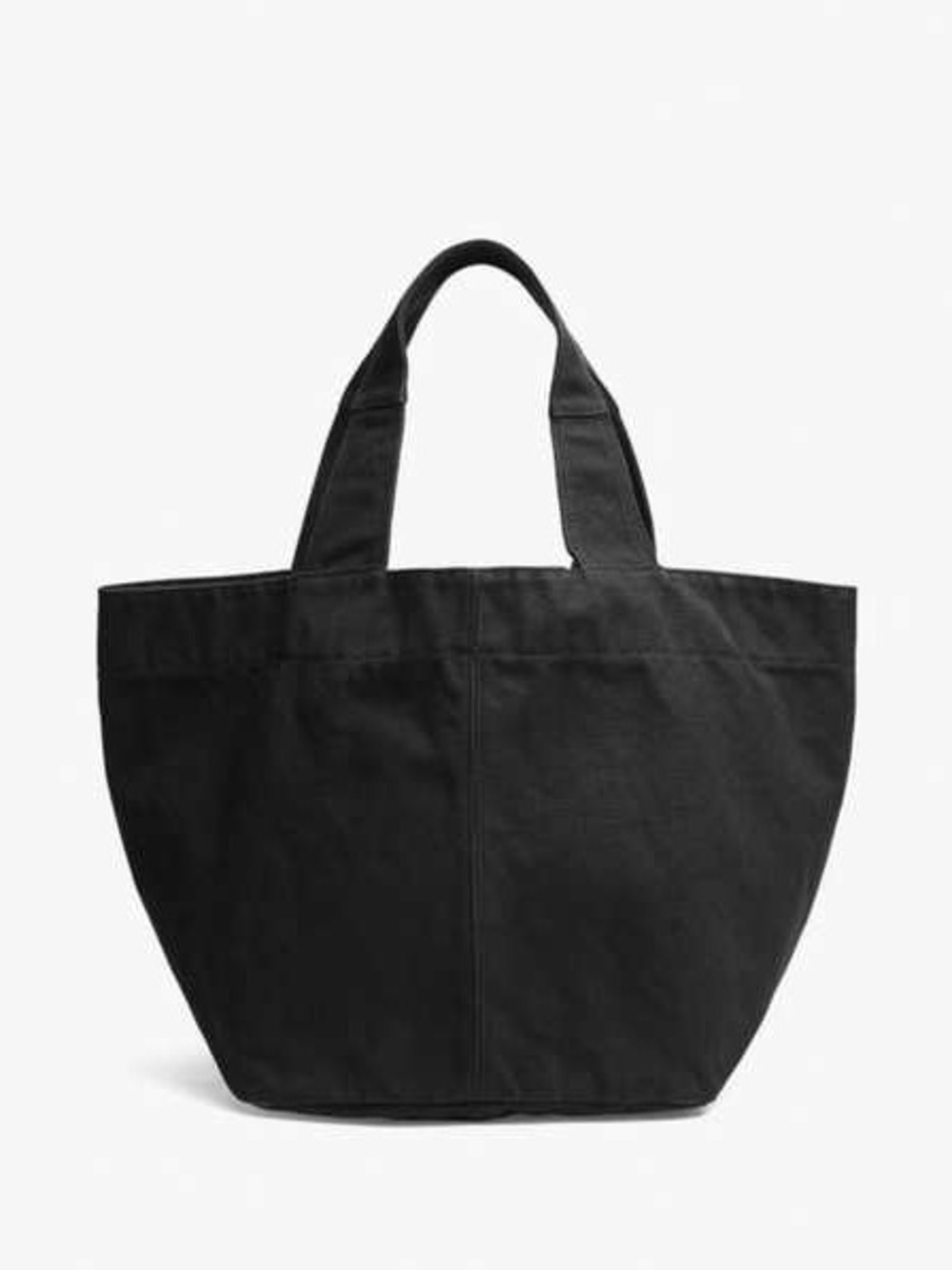 James Perse Loma Small Slouchy Canvas Tote Charcoal